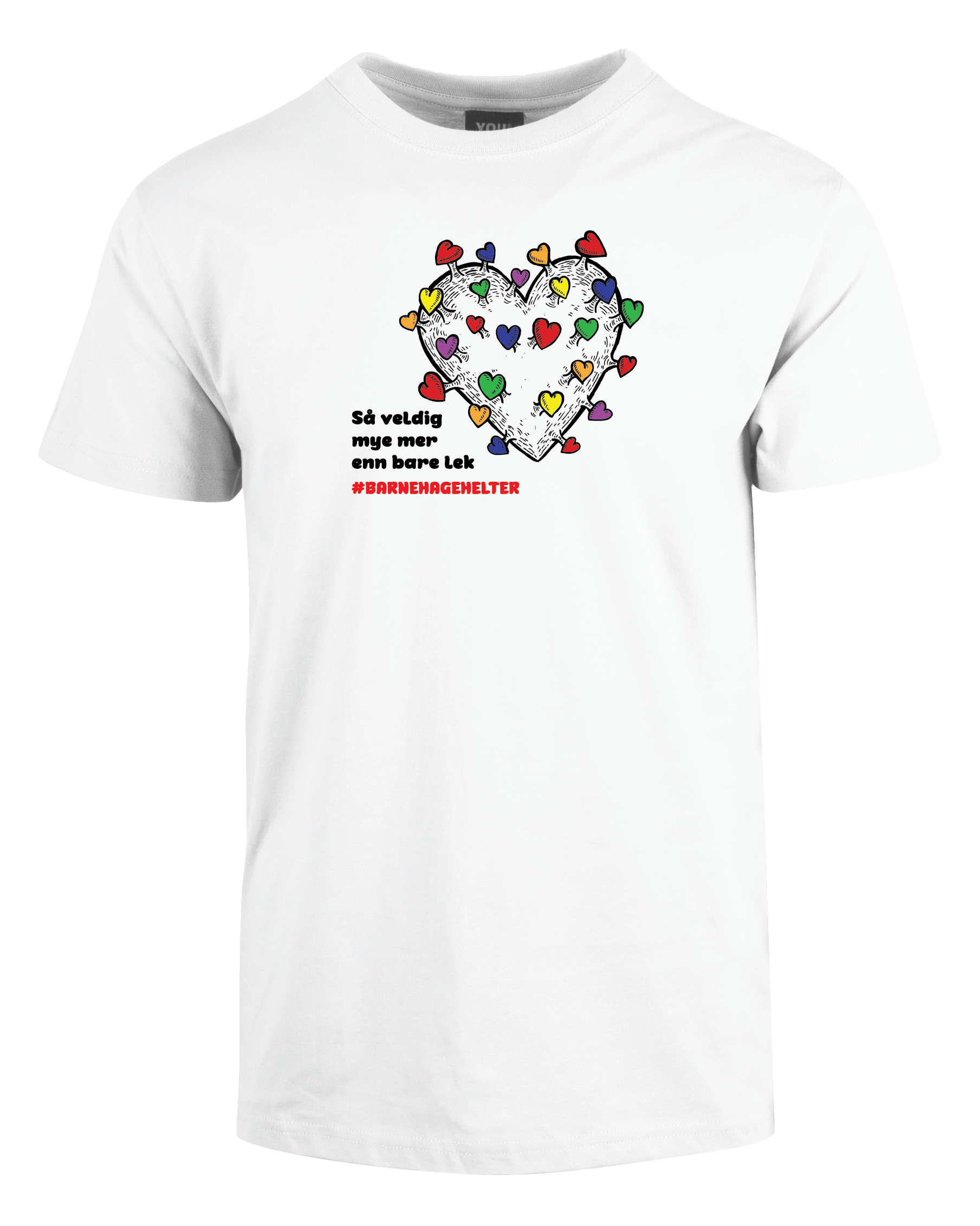Barnehagehelter T-Skjorte Hvit