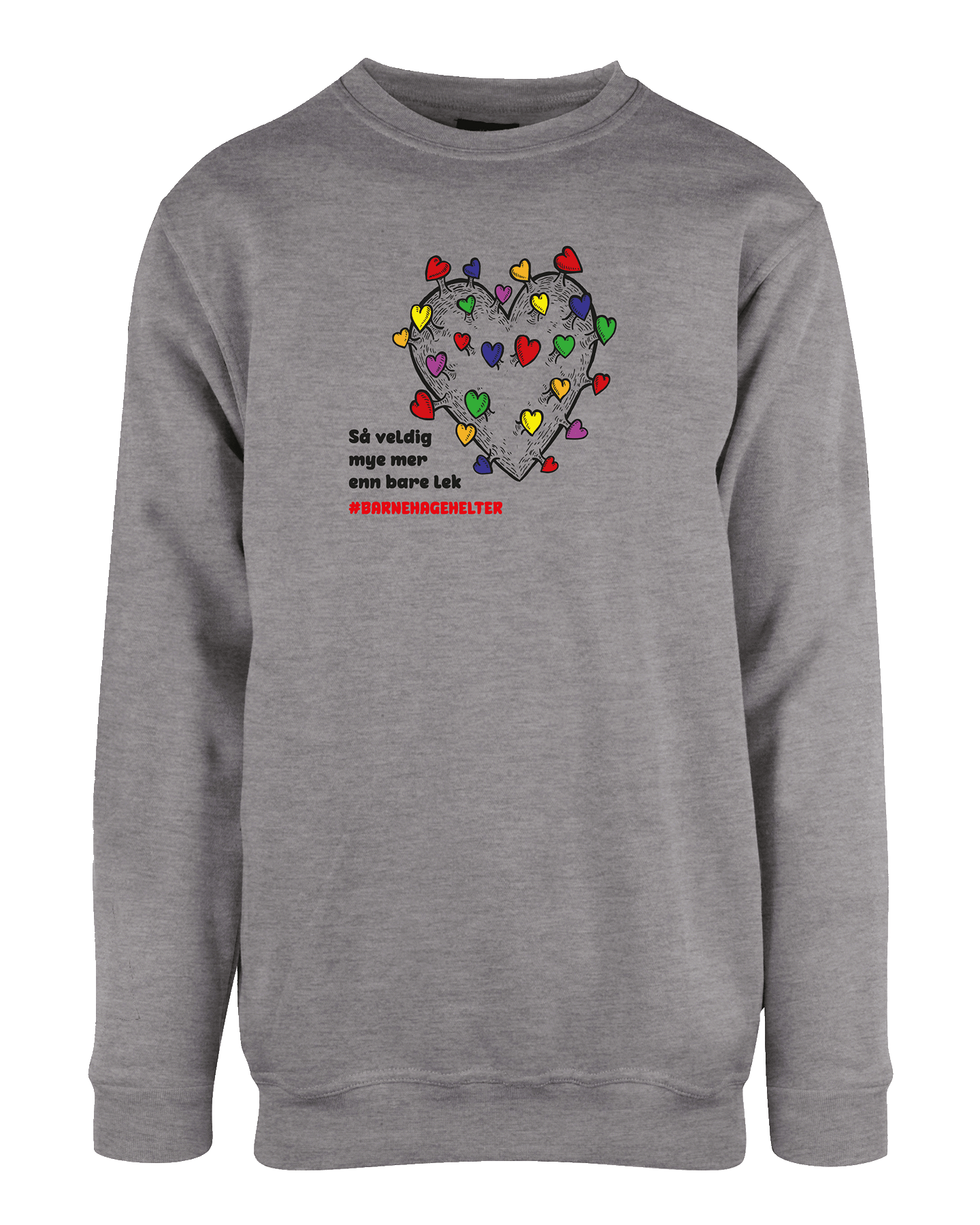Barnehagehelter Genser Grå